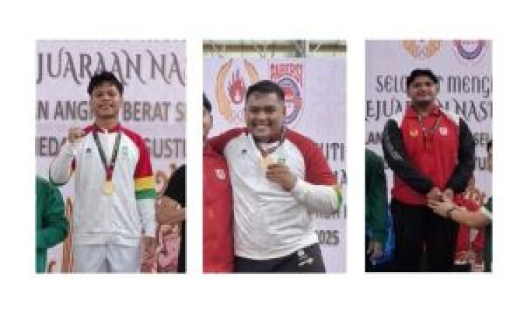 Unilak Raih 3 Emas Angkat Berat Nasional, Hadiah HUT Riau ke-68