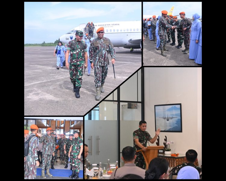 Danlanud Sultan Hasanuddin Sambut Pangkorpasgat di Makassar