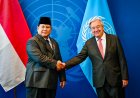 Prabowo Bertemu Sekjen PBB, Tegaskan Komitmen Indonesia pada Perdamaian Dunia