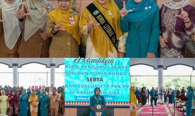 Bupati Siak Dikukuhkan Bunda PAUD dan Literasi