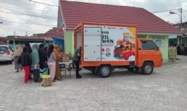 Mobil Pak AMAN Hadir di Pekanbaru, Solusi Pangan Murah dan Stabilkan Harga