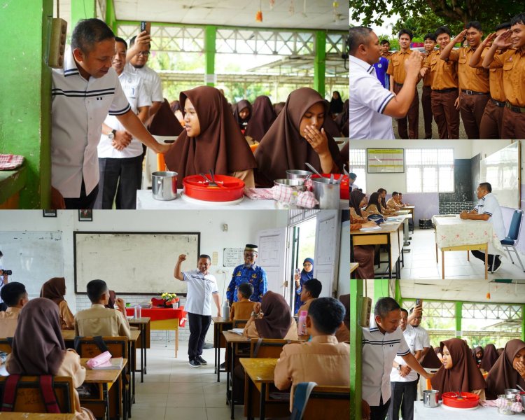 Gubernur Riau Abdul Wahid Motivasi Siswa SMAN Plus dan Tinjau Asrama Baru