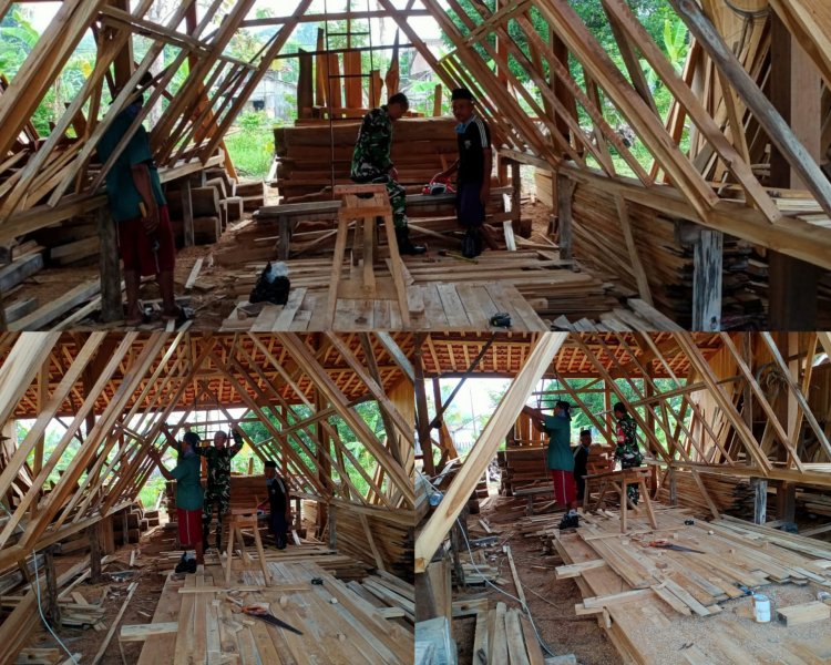 Babinsa Juwangi Silaturahmi dengan Pengrajin Mebel Boyolali