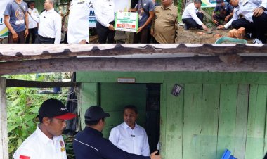 Gubernur Riau Abdul Wahid Letakkan Batu Pertama Rumah Layak Huni di Inhu, Tegaskan Infrastruktur dan Keselamatan Anak