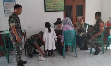 Babinsa Dampingi Kegiatan Posyandu di Kalijambe, Fokus pada Deteksi Dini Stunting dan Gizi Balita