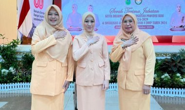 Ketua DWP Kampar Hadiri Sertijab DWP Riau, Tegaskan Sinergi dan Penguatan Peran Perempuan ASN