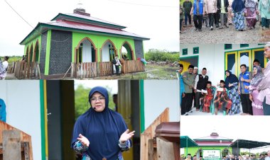 Bupati Siak Resmikan Masjid Sabilul Hidayah di Sungai Apit