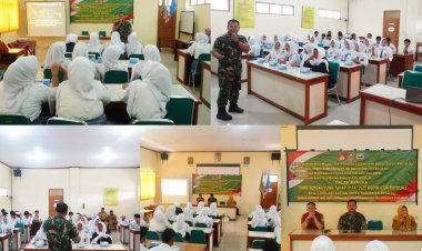 Satgas TMMD Boyolali Tanamkan Semangat Bela Negara di SMA Ampel