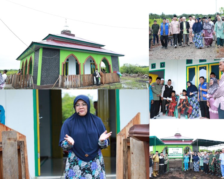 Bupati Siak Resmikan Masjid Sabilul Hidayah di Sungai Apit