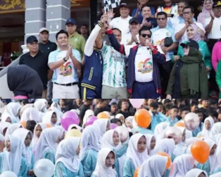 Ribuan Warga Meriahkan HUT Kuansing ke-26 Bersama Bupati Suhardiman Amby