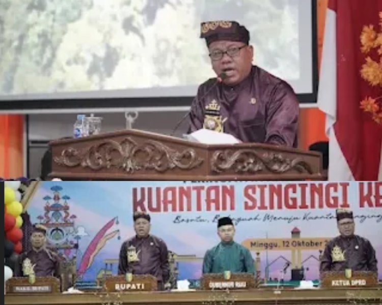 DPRD Kuansing Gelar Paripurna Hari Jadi ke-26, Bupati Paparkan Capaian Kuansing Hebat