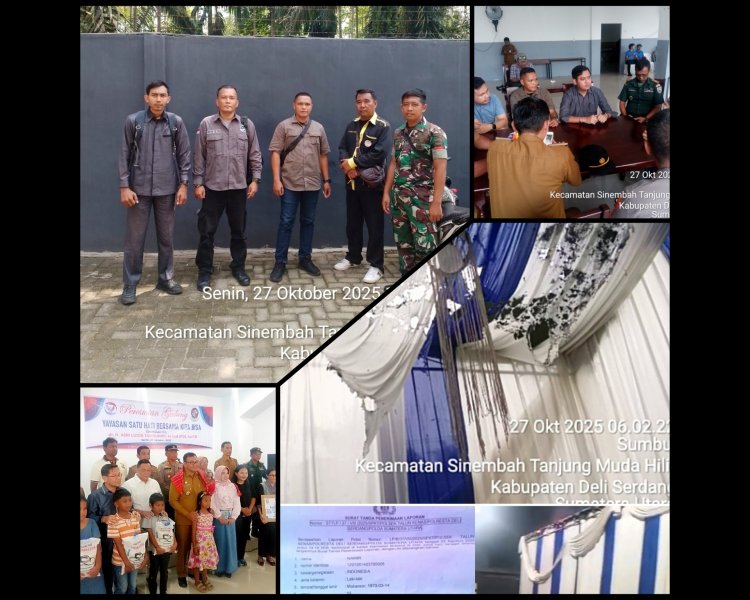 Bupati Deli Serdang Resmikan Gedung Yayasan Satu Hati, Sebelumnya Diterpa Bom Molotov