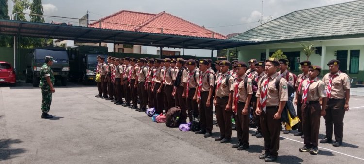 Kodim Boyolali Berangkatkan Siswa SMK Ikuti KKRI di Rindam IV/Diponegoro