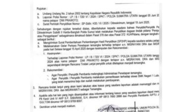 BAP Kasus Kepala SMKN 1 Dolok Masihul Dilimpahkan ke Kejaksaan