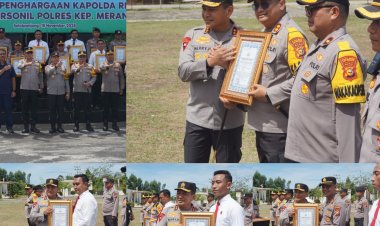Kapolda Riau Apresiasi Polres Meranti Berantas Narkoba