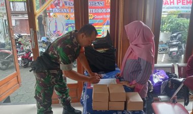 Babinsa Jayengan Dampingi Dulang Bareng untuk Tekan Stunting di Surakarta