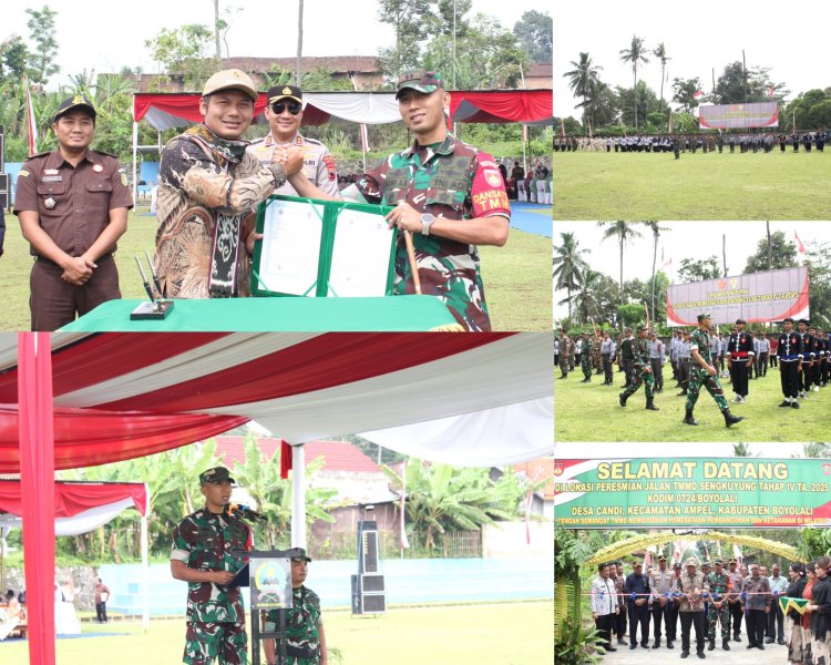 Penutupan TMMD Sengkuyung IV Kodim Boyolali 2025