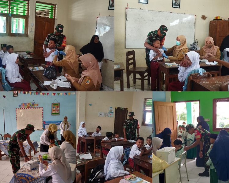Babinsa Klego Dampingi BIAS DT–TT di MI Miftahu Ulum