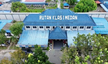 Rutan Kelas I Medan Sigap Tangani Banjir