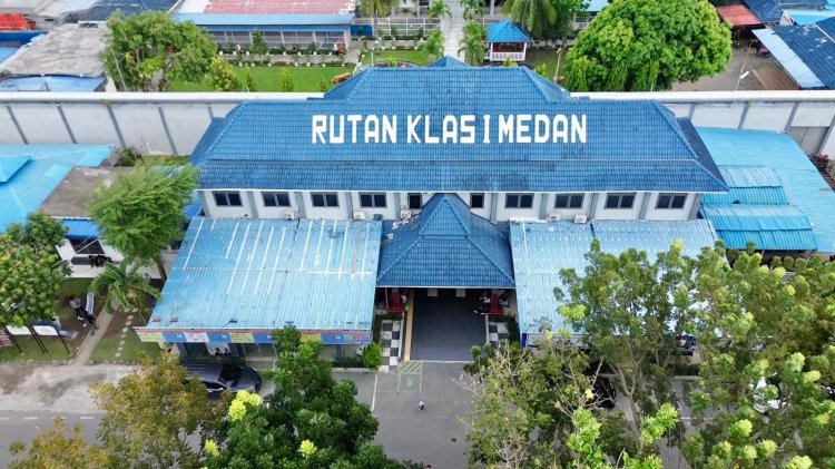 Rutan Kelas I Medan Sigap Tangani Banjir