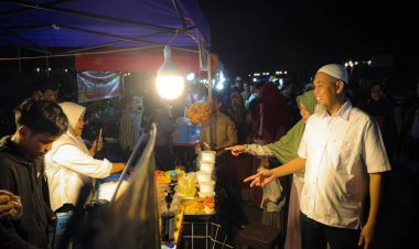 Kawasan Kuliner Dumai Islamic Center Resmi Dibuka, Wako Paisal Targetkan Ikon UMKM