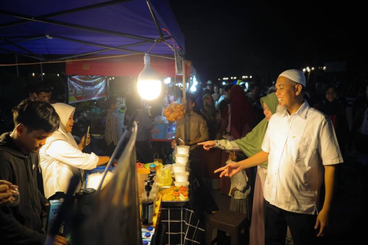 Kawasan Kuliner Dumai Islamic Center Resmi Dibuka, Wako Paisal Targetkan Ikon UMKM