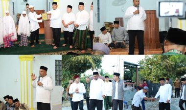 Safari Ramadhan Pemkab Siak di Tualang, Wabup Syamsurizal Ajak Warga Dukung Program Pembangunan