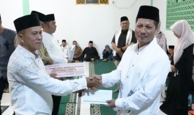Safari Ramadan di Sentajo Raya, Pemkab Kuansing Serap Aspirasi Warga dan Salurkan Bantuan