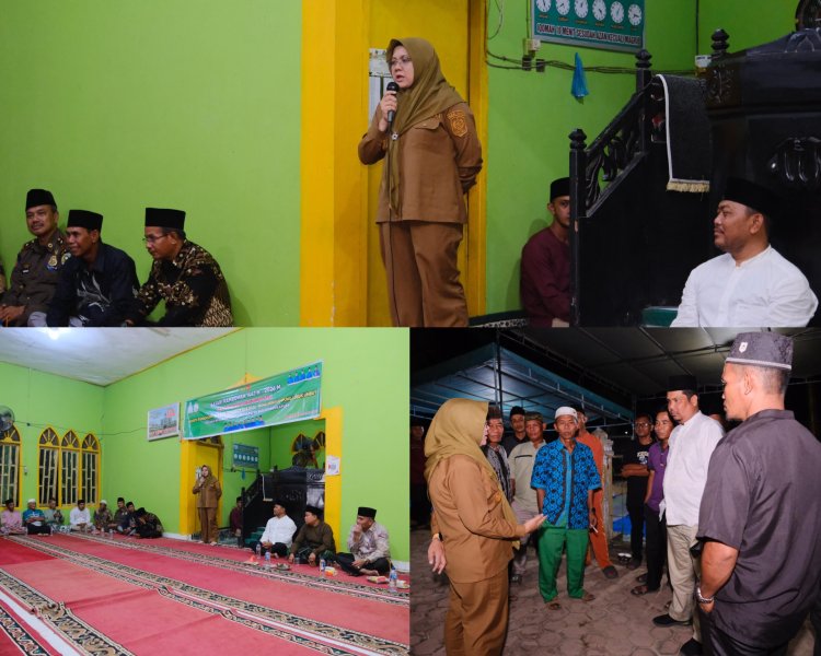 Safari Ramadan di Sungai Mandau, Bupati Siak Afni Zulkifli Jemput Aspirasi Warga Pedalaman