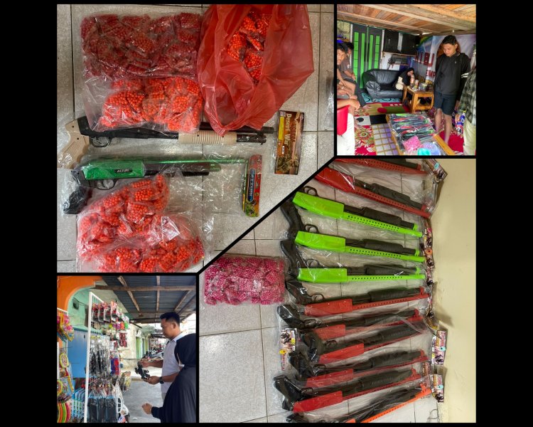 Kapolres Meranti Larang Pistol Mainan, Ancam Keamanan Saat Lebaran