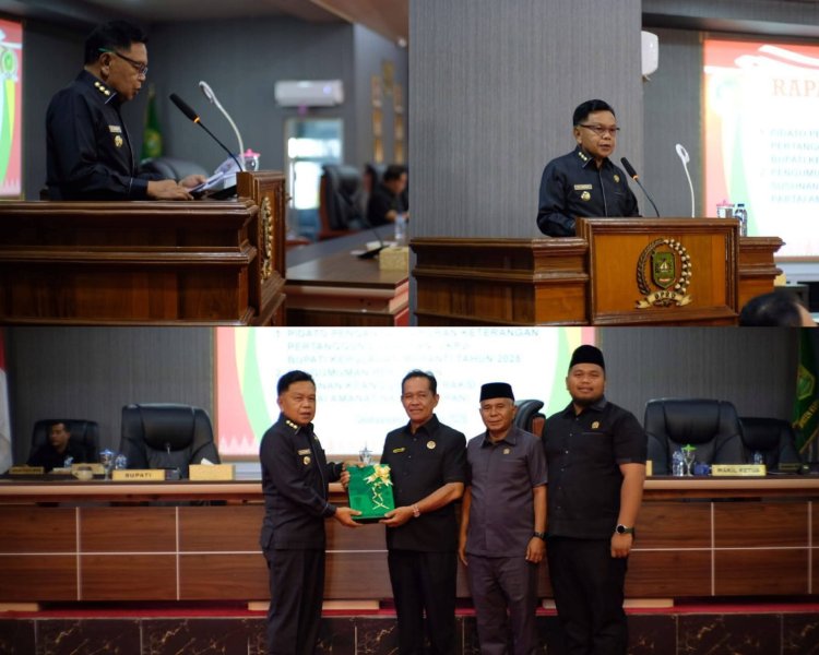 Bupati Asmar Sampaikan LKPJ 2025, Ekonomi Meranti Tumbuh dan Kemiskinan Turun