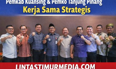 Pemkab Kuansing dan Pemko Tanjung Pinang Jajaki Kerja Sama Strategis