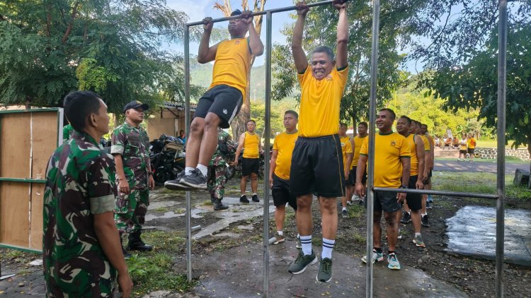 Garjas Periodik Kodim 0728 Wonogiri Tingkatkan Kebugaran Prajurit