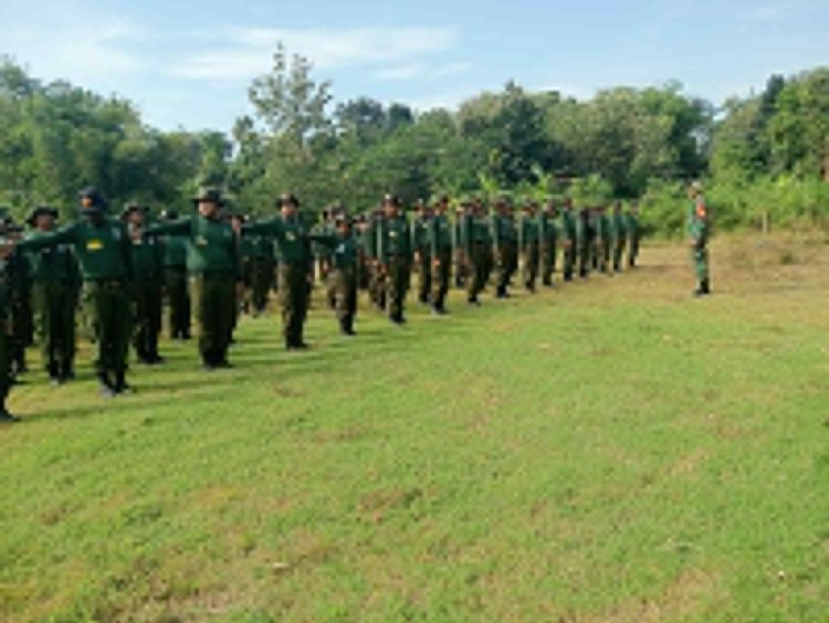 Pembinaan PPBN di SMK Sakti Gemolong, Babinsa Bentuk Siswa Disiplin dan Nasionalis