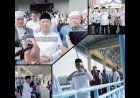 Wabup Bagus Santoso Lepas 399 CJH Bengkalis ke Embarkasi Batam 1447 H