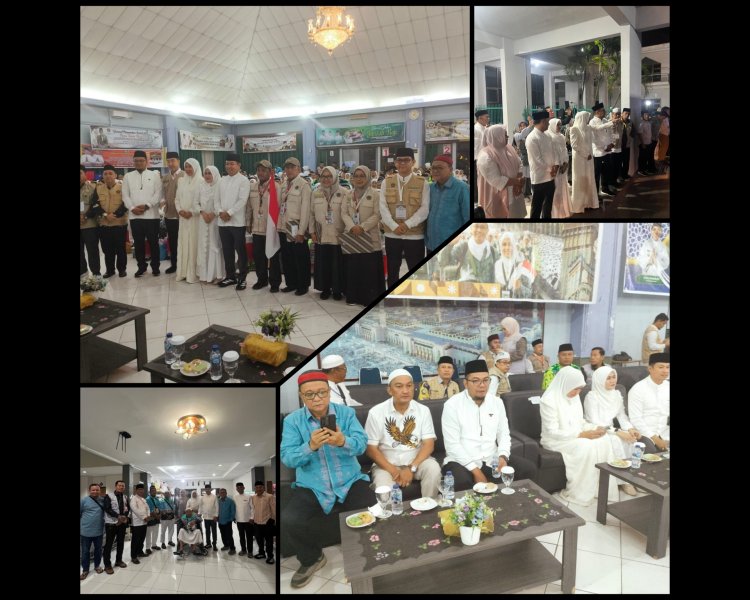 Wabup Husni Tamrin Lepas 223 JCH Pelalawan Kloter 11 Batam