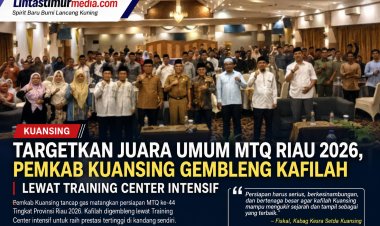 Bupati Suhardiman Instruksikan Pembinaan Total, Kafilah Kuansing Bidik Prestasi Tertinggi di MTQ Riau 2026