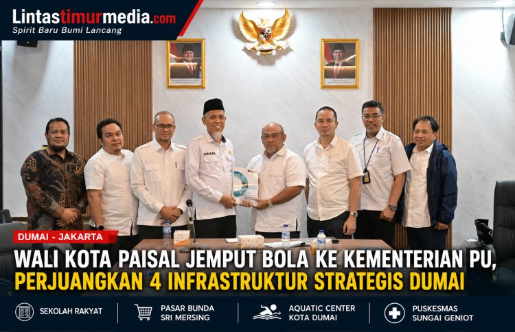 Paisal Perjuangkan 4 Infrastruktur Strategis Dumai ke Kementerian PU