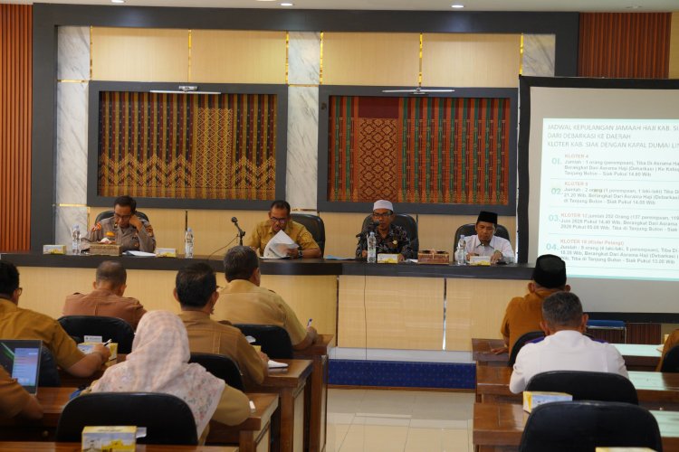 257 Jemaah Haji Siak Tiba 15 Juni 2026, Pemkab Matangkan Pemulangan.