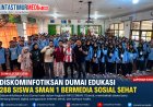 Diskominfotiksan Dumai Edukasi 288 Siswa SMAN 1 Bijak Bermedia Sosial