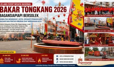 Bagansiapiapi Bersolek Sambut Festival Bakar Tongkang 2026