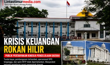 Krisis Keuangan Pemkab Rokan Hilir Kian Mengkhawatirkan, Publik Soroti Kinerja Pengelolaan Daerah