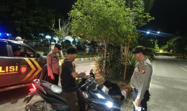 Polsek Pangkalan Kerinci Gelar Patroli KRYD untuk Tingkatkan Harkamtibmas di Wilayah Hukum
