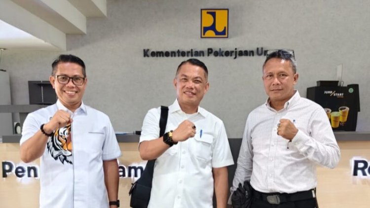 Kadis PUPR Rohil Kawal Langsung Usulan Pembangunan Prioritas ke Kementerian PU