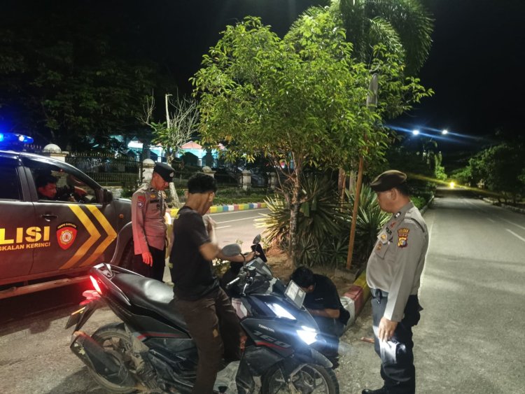 Polsek Pangkalan Kerinci Gelar Patroli KRYD untuk Tingkatkan Harkamtibmas di Wilayah Hukum